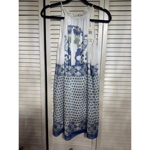 Max Studio NWT Sheath Art Nouveau Styled Geometric Pattern Sleeveless Dress S‎